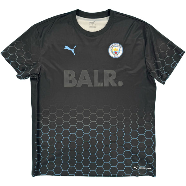 Manchester City BALR Shirt - 9/10 - (L) - Oldschool Voetbalshirts