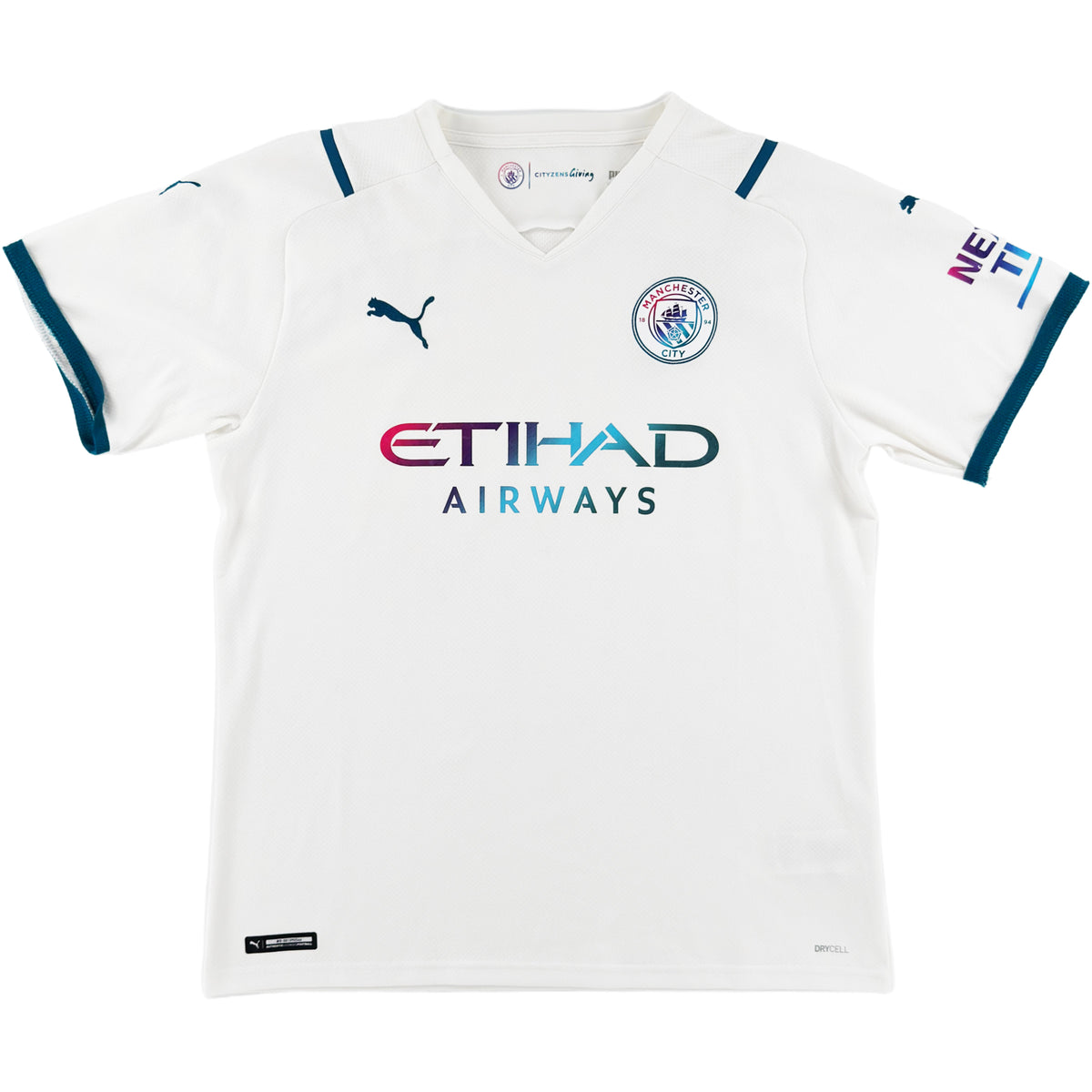 2021-22 Manchester City Uit Shirt - Oldschool Voetbalshirts