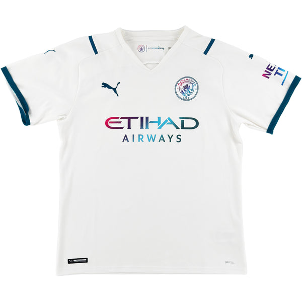 2021-22 Manchester City Uit Shirt - Oldschool Voetbalshirts