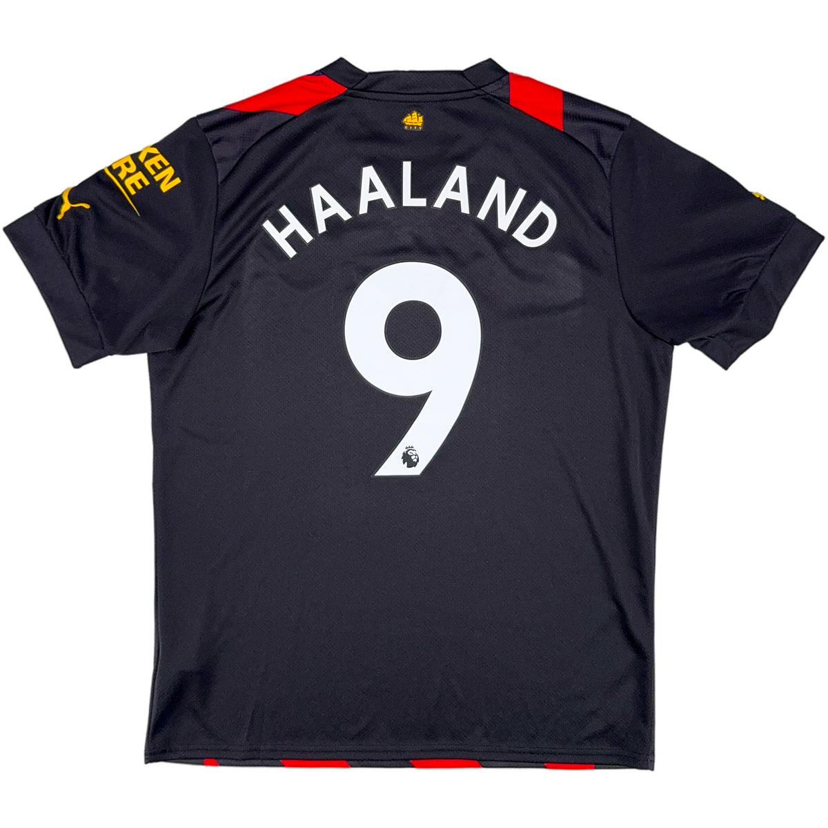 2022-23 Manchester City Uit Shirt Haaland - Oldschool Voetbalshirts
