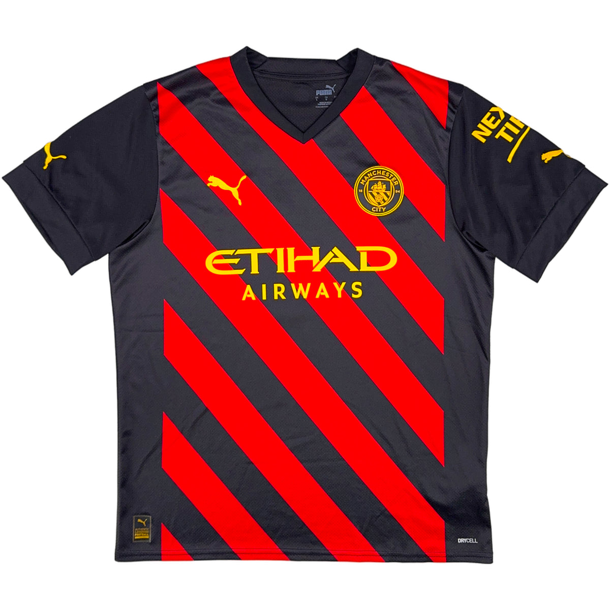 2022-23 Manchester City Uit Shirt Haaland - Oldschool Voetbalshirts
