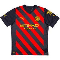 2022-23 Manchester City Uit Shirt Haaland - Oldschool Voetbalshirts