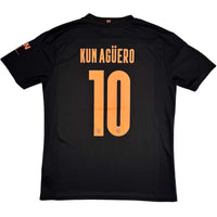 2020-21 Manchester City Uit Shirt Agüero - Oldschool Voetbalshirts