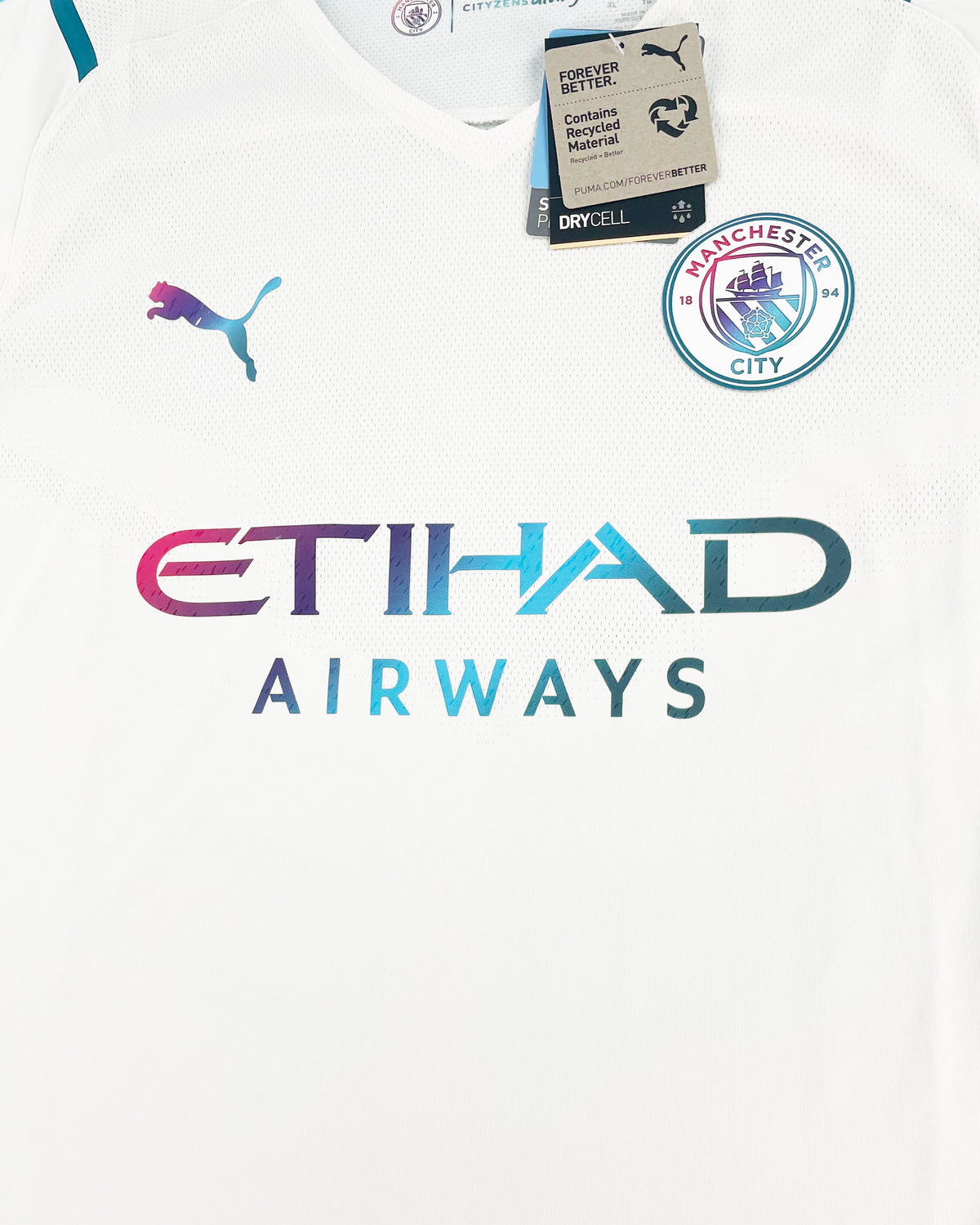 Manchester City - Away Shirt - 2021/22 - Size XL