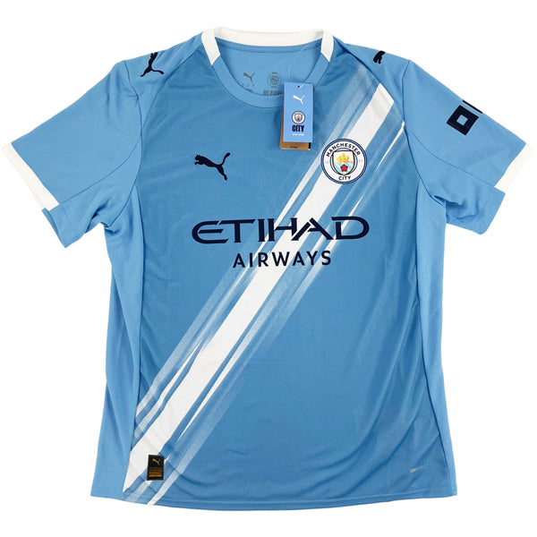 2025-26 Manchester City Thuis Shirt - Nieuw - (L) - Oldschool Voetbalshirts