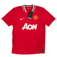 2010-11 Manchester United Thuis Shirt - 10/10 - (M) - Oldschool Voetbalshirts