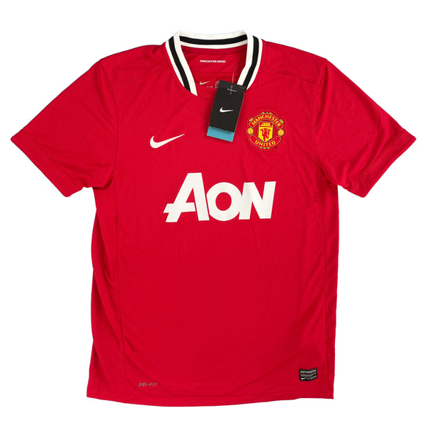 2010-11 Manchester United Thuis Shirt - 10/10 - (M) - Oldschool Voetbalshirts