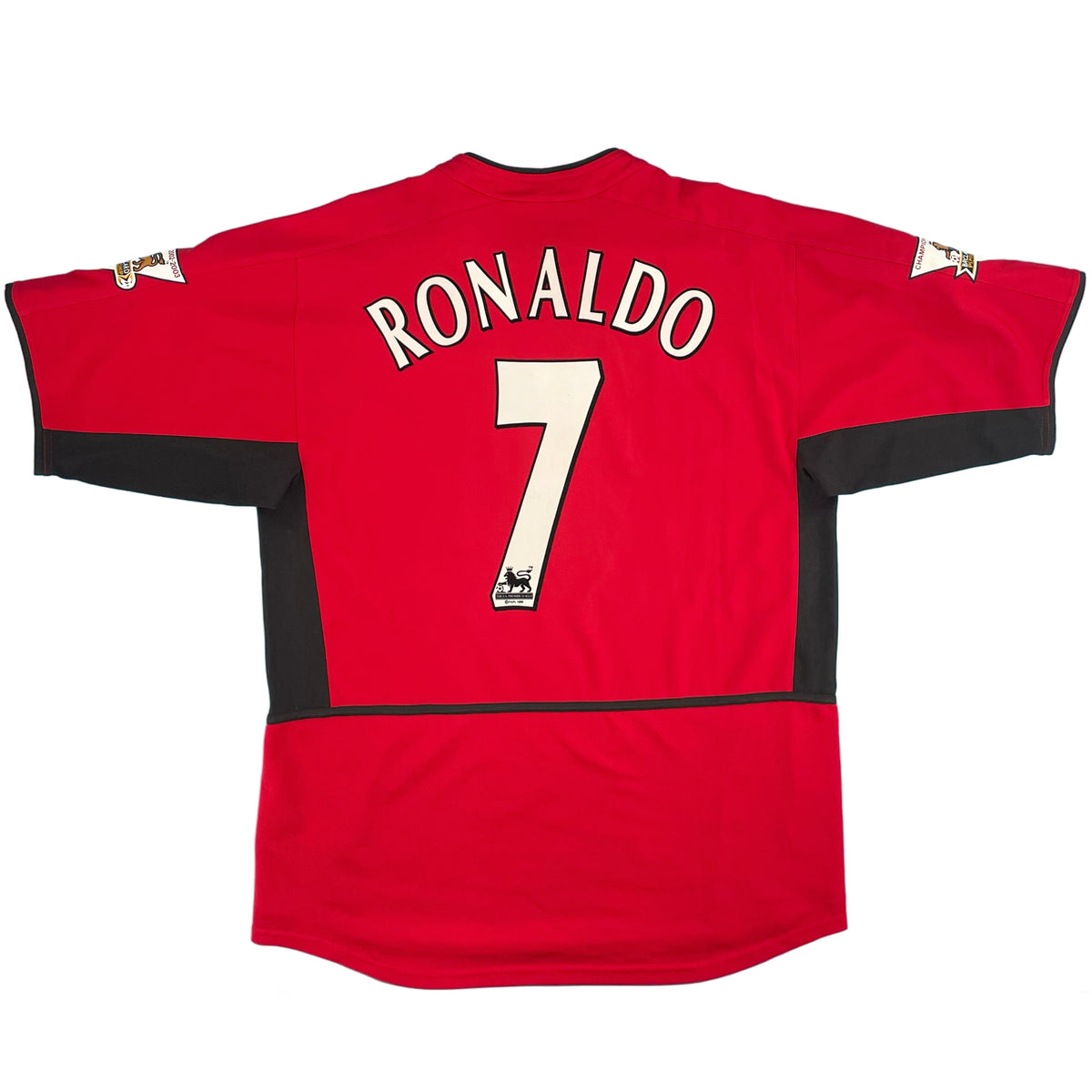 2002-04 Manchester United Thuis Shirt Ronaldo #7 - 10/10 - (L) - Oldschool Voetbalshirts