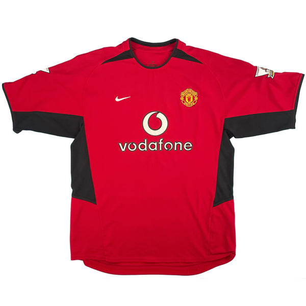 2002-04 Manchester United Thuis Shirt Ronaldo #7 - 10/10 - (M) - Oldschool Voetbalshirts