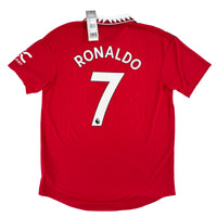 2022-23 Manchester United Authentic Thuis Shirt Ronaldo #7 - 10/10 - (L) - Oldschool Voetbalshirts