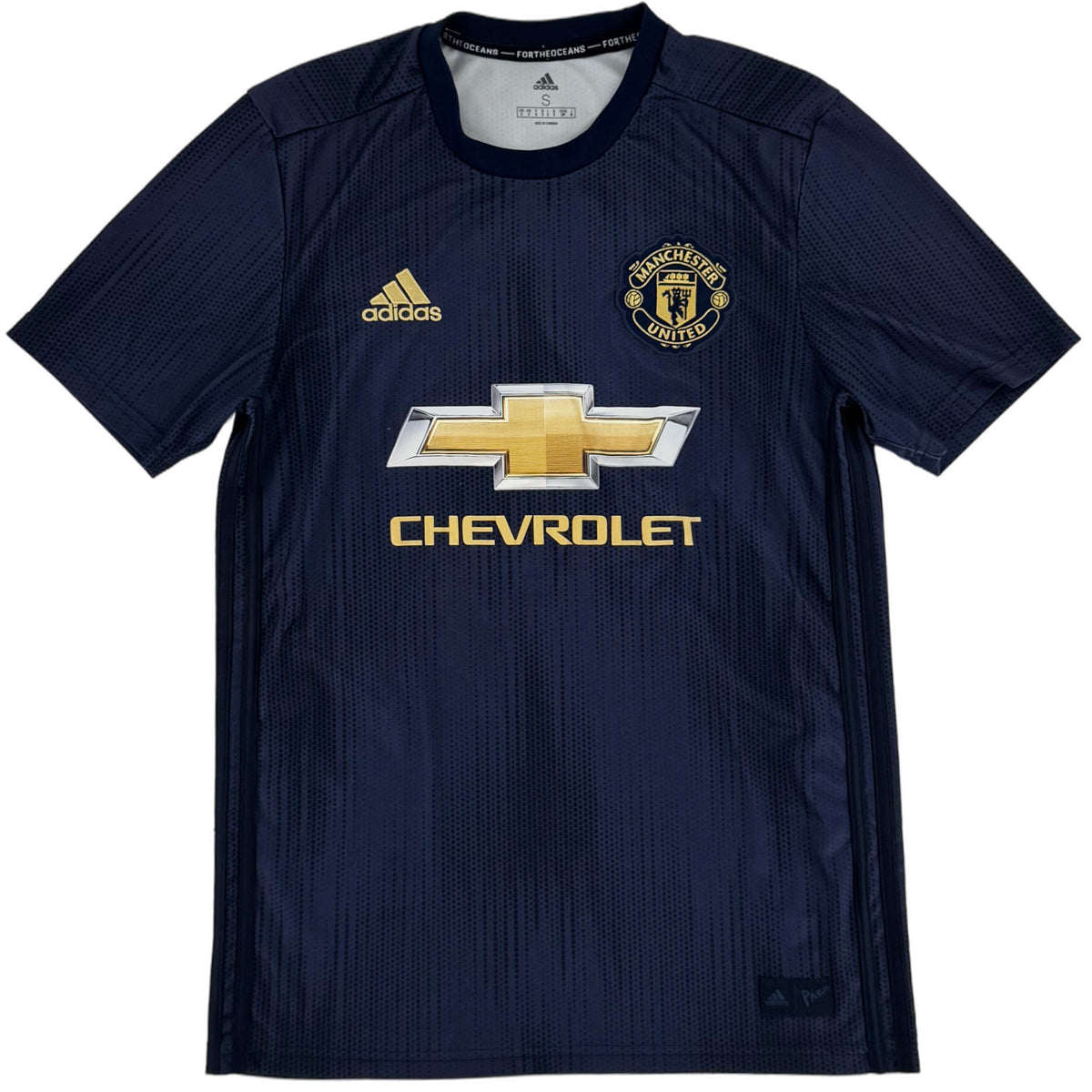 2018-19 Manchester United Derde Shirt Pogba #6 - 8/10 - (S) - Oldschool Voetbalshirts