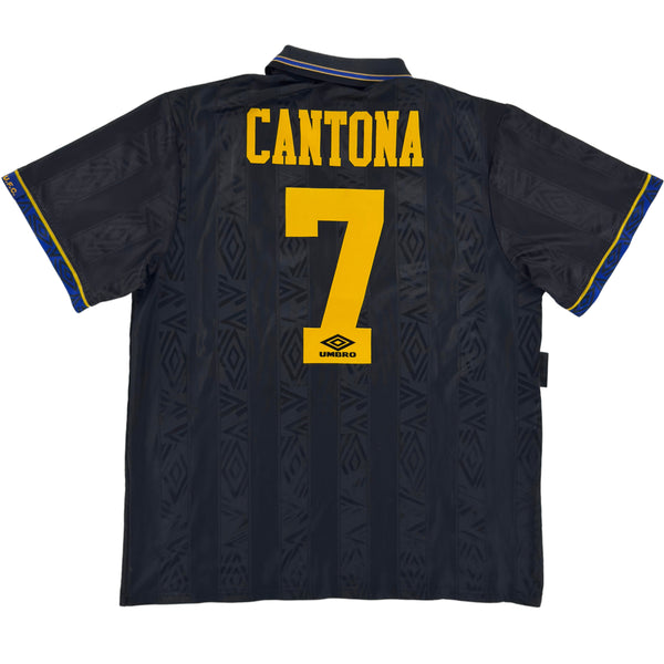 1993-95 Manchester United Uit Shirt Cantona - Oldschool Voetbalshirts