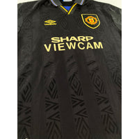 1993-95 Manchester United Uit Shirt Cantona - Oldschool Voetbalshirts