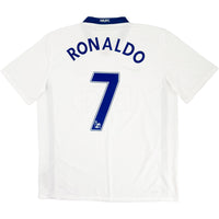 2008-09 Manchester United Uit Shirt Ronaldo - Oldschool Voetbalshirts