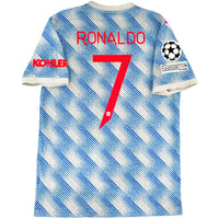 2021-22 Manchester United Uit Shirt Ronaldo - Oldschool Voetbalshirts