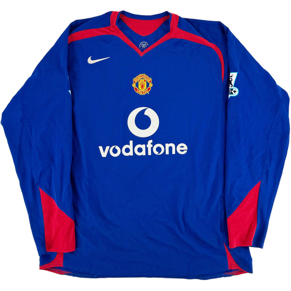 2005-06 Manchester United Uit Shirt Ronaldo #7 - 8/10 - (XL) - Oldschool Voetbalshirts