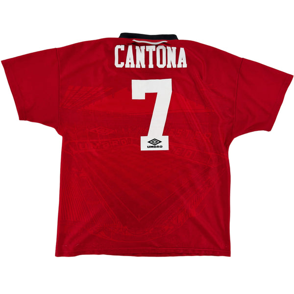 1994-96 Manchester United Thuis Shirt Cantona - Oldschool Voetbalshirts