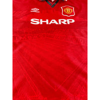 1994-96 Manchester United Thuis Shirt Cantona - Oldschool Voetbalshirts