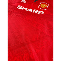 1994-96 Manchester United Thuis Shirt Cantona - Oldschool Voetbalshirts