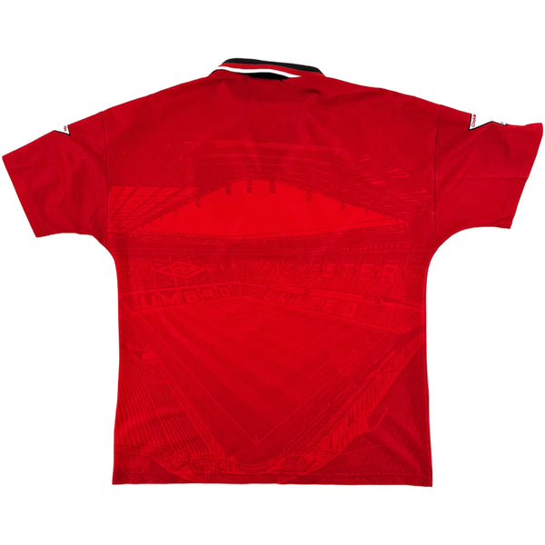 1994-96 Manchester United Thuis Shirt - Oldschool Voetbalshirts