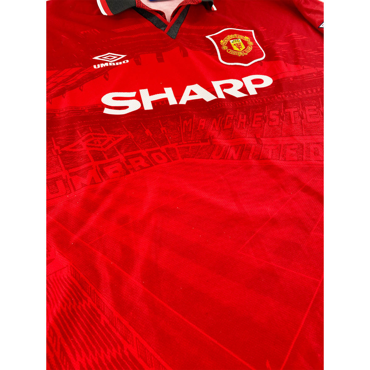 1994-96 Manchester United Thuis Shirt - Oldschool Voetbalshirts