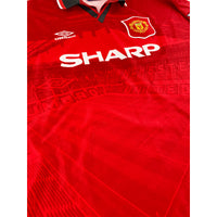 1994-96 Manchester United Thuis Shirt - Oldschool Voetbalshirts