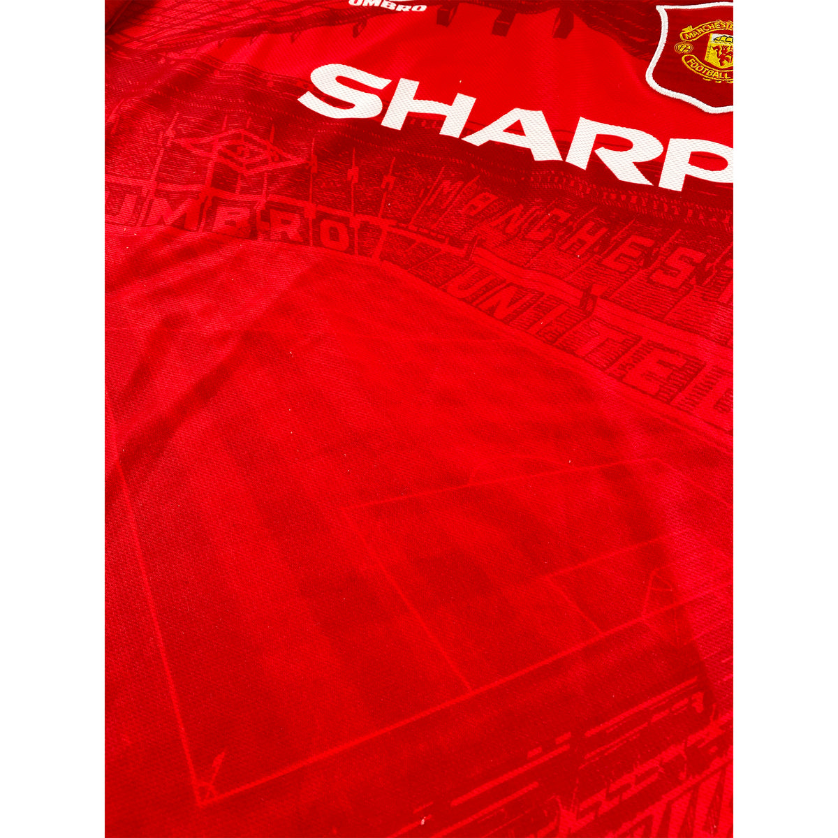 1994-96 Manchester United Thuis Shirt - Oldschool Voetbalshirts