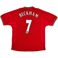 2000-02 Manchester United Thuis Shirt Beckham
