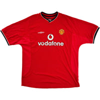 2000-02 Manchester United Thuis Shirt Beckham