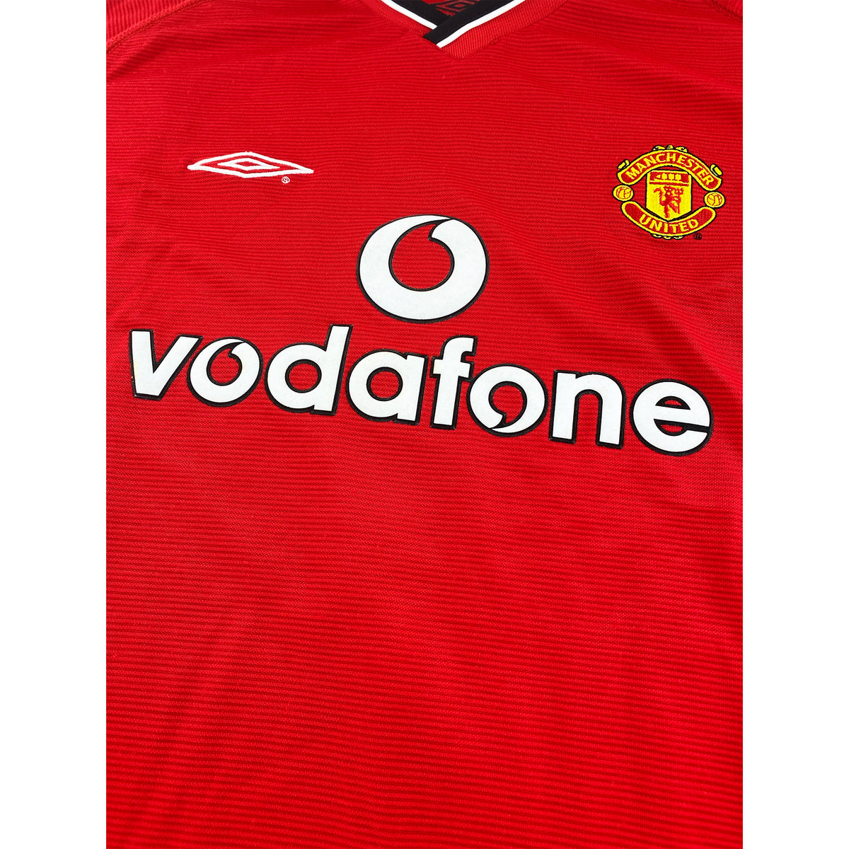 2000-02 Manchester United Thuis Shirt Beckham - Oldschool Voetbalshirts