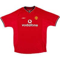 2000-02 Manchester United Thuis Shirt van Nistelrooij - Oldschool Voetbalshirts