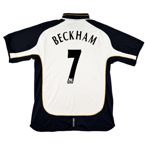 2001-02 Manchester United Uit Shirt Beckham - Oldschool Voetbalshirts