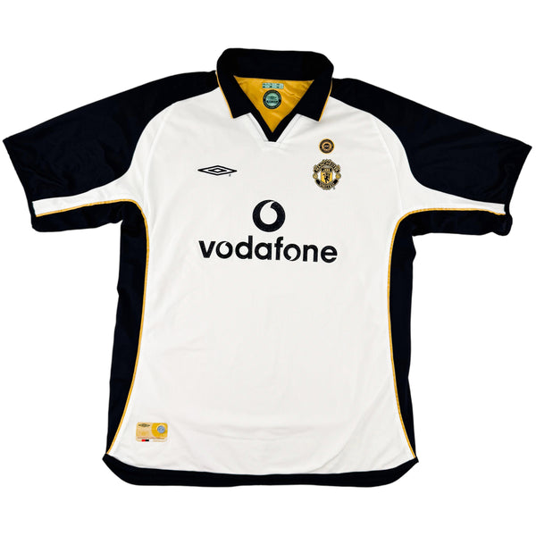 2001-02 Manchester United Uit Shirt Beckham - Oldschool Voetbalshirts
