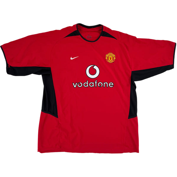 2002-04 Manchester United Thuis Shirt Ronaldo - 10/10 - (XL) - Oldschool Voetbalshirts