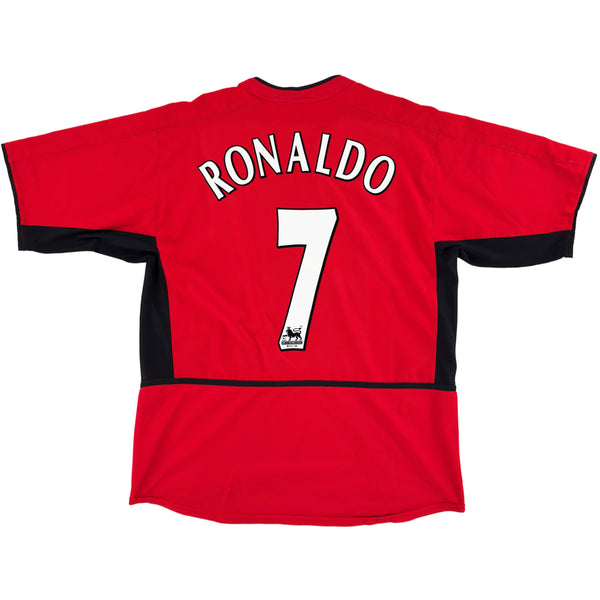 2002-04 Manchester United Thuis Shirt Ronaldo - Oldschool Voetbalshirts