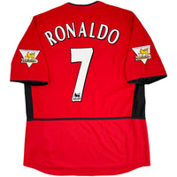 2002-04 Manchester United Thuis Shirt Ronaldo - Oldschool Voetbalshirts