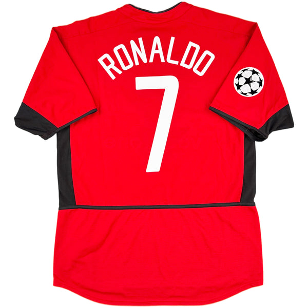 2002-04 Manchester United Thuis Shirt Ronaldo - Oldschool Voetbalshirts
