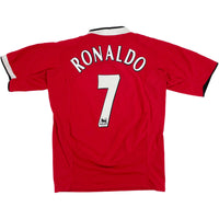 2004-06 Manchester United Thuis Shirt Ronaldo - Oldschool Voetbalshirts