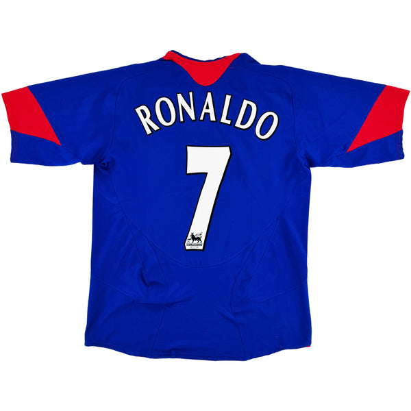 2005-06 Manchester United Uit Shirt Ronaldo - 7/10 - (M) - Oldschool Voetbalshirts