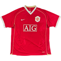 2006-07 Manchester United Thuis Shirt Ronaldo #7 - 7/10 - (XL)