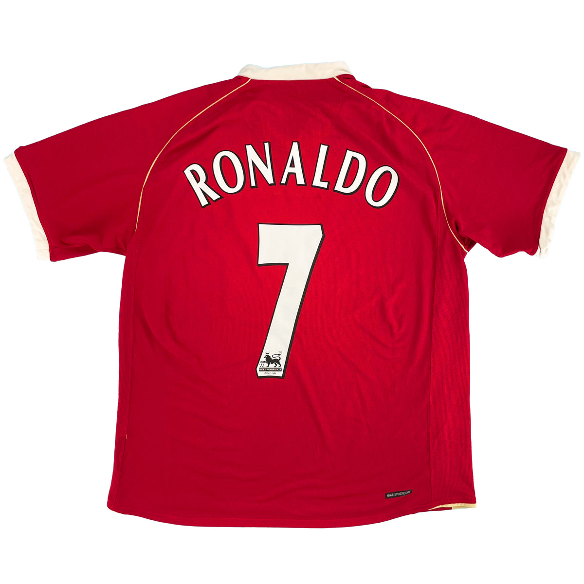 2006-07 Manchester United Thuis Shirt Ronaldo #7 - 8/10 - (L) - Oldschool Voetbalshirts