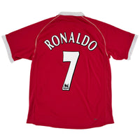 2006-07 Manchester United Thuis Shirt Ronaldo - 10/10 - (M) - Oldschool Voetbalshirts