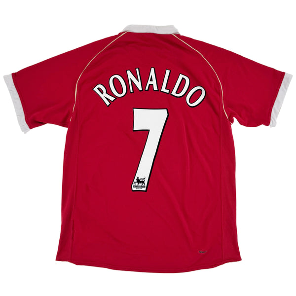 2006-07 Manchester United Thuis Shirt Ronaldo - 10/10 - (M) - Oldschool Voetbalshirts