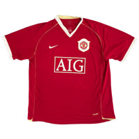 2006-07 Manchester United Thuis Shirt Ronaldo #7 - 8/10 - (L) - Oldschool Voetbalshirts