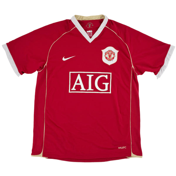 2006-07 Manchester United Thuis Shirt Ronaldo - 10/10 - (M) - Oldschool Voetbalshirts