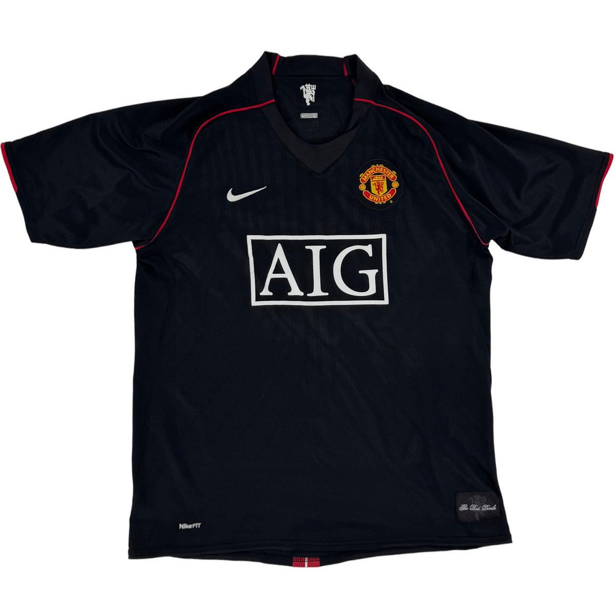 2007-08 Manchester United Away Shirt Ronaldo - 8/10 - (L)