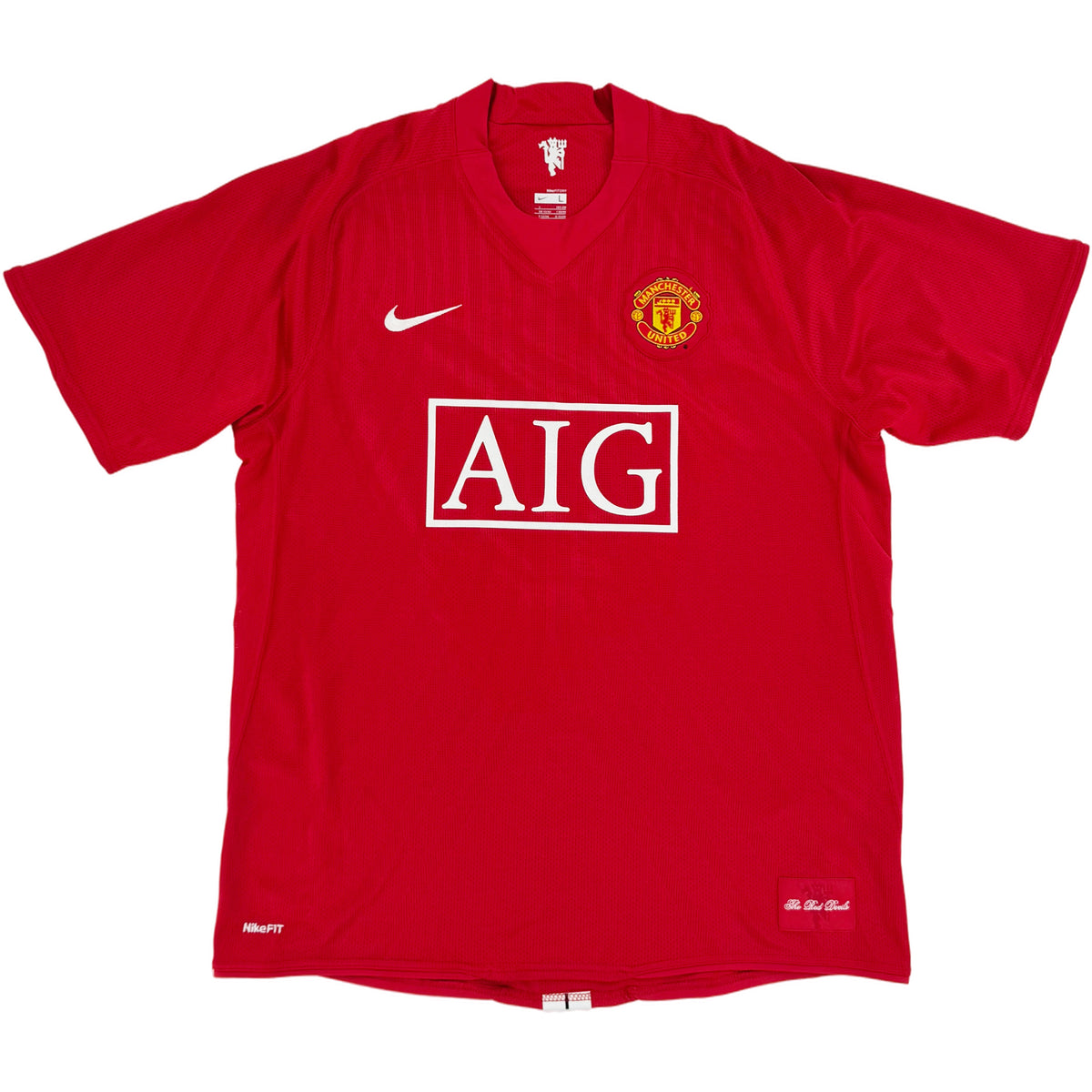 2007-09 Manchester United Thuis Shirt Ronaldo #7 - 10/10 - (L) - Oldschool Voetbalshirts