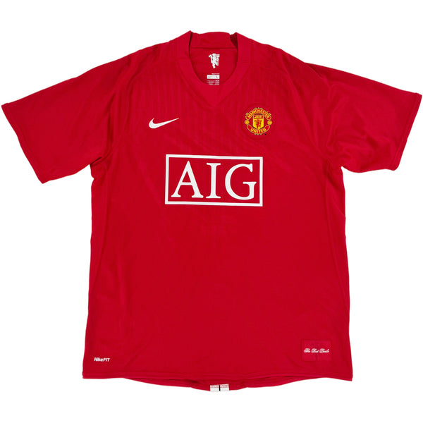 2007-09 Manchester United Thuis Shirt Ronaldo #7 - 10/10 - (L) - Oldschool Voetbalshirts