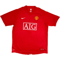 2007-09 Manchester United Thuis Shirt Ronaldo - Oldschool Voetbalshirts