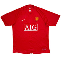 2007-09 Manchester United Thuis Shirt Ronaldo - Oldschool Voetbalshirts